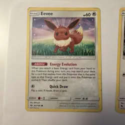 Pokemon Eevee Card Lot Of 7 - Image 2