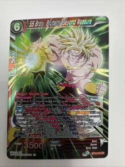 SS Broly, Brutality Beyond Measure SR Dragon Ball Super Card Game BT15-019 MINT - Image 1