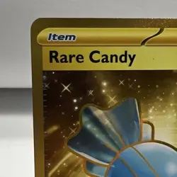 Pokemon TCG SV Base Set Rare Candy Trainer Card 256/198 Hyper Rare One Owner - Image 2