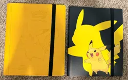 2 Ultra Pro Premium 9-Pocket Pro Binder Card Collector Pokemon Pikachu Binders - Image 1