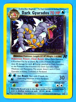 Dark Gyarados - 1998 Team Rocket PreRelease Holo Card (nrmt) - (Pokemon) A - Image 1