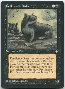 Pestilence Rats Common Ice Age LP MTG - Image 1