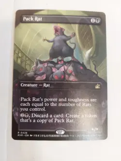 Pack Rat (Anime Borderless) Ravnica Remastered Regular - Image 1