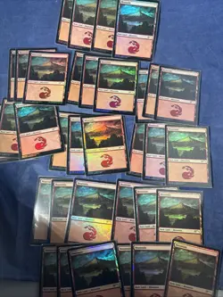 34x LP Foil R - Mountain (Rebecca Guay): Ps: Standard Showdown - Image 1