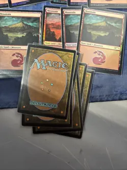 34x LP Foil R - Mountain (Rebecca Guay): Ps: Standard Showdown - Image 3