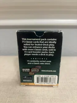 Magic the Gathering Classic Sixth Edition Starter Deck Box Mtg 6th Ed Empty Box - Image 3