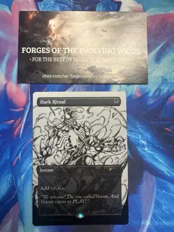 Dark Ritual 2020 Foil Marvel's Spider-Man: Venom Unleashed (Inks) Secret Lair - Image 1