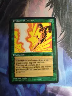 Magic the Gathering MTG FBB Italian Legends AVOID FATE MP-HP - Image 1