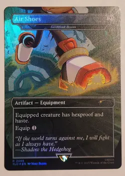 Air Shoes Swiftfoot Boots | Rainbow Foil R 2096 | MTG Secret Lair Drop | Sonic - Image 1