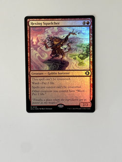 Hexing Squelcher Lorwyn Eclipsed Foil - Red Creature - NM - Image 1