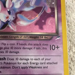 Pokemon Dark Espeon 4/105 Neo Destiny Holo Rare Unlimited Psychic TCG Card - Image 3
