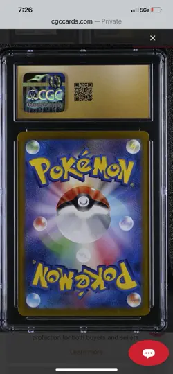 CGC PRISTINE 10 Flareon ex SAR 202/187 Japanese Pokemon Card Tersastal - Image 2