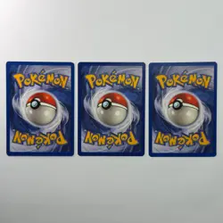 Pokemon TCG Pikachu (Yellow Cheeks) Base Set #58/102 3-Card Lot WOTC 1999 - Image 2