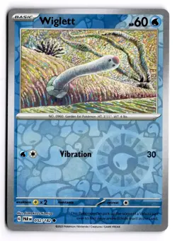 Wiglett 52/182 Paradox Rift Reverse Holo Common Pokemon TCG - Image 1