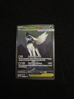Mega Absol EX 180/132 Evolutions Rare Holo 280 HP 200 Attack Pokemon TCG - Image 1