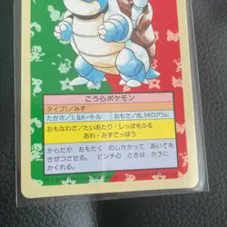 Blastoise Green Back Topsun Pokemon Card Very Rare Pocket Monsters Nintendo F/S - Image 4