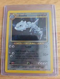 Pokemon TCG Steelix 15/111 Holo Unlimited Neo Genesis 2000 - Image 1