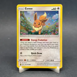 Pokemon TCG Sun & Moon Eevee 101a/149 Alternative Alt Art Cosmos Holo Promo Card - Image 1