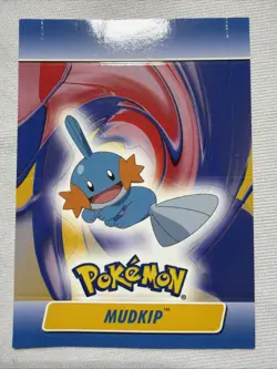 Mudkip #7 of 10 Pokemon 2004 Topps Advanced Challenge Pop Up Card - Image 1