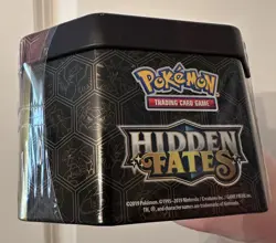 Pokemon TCG Hidden Fates Charizard Tin GX Factory Sealed SEE PICS - Image 3