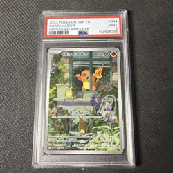 2023 POKEMON SVP OBSIDIAN FLAMES ETB PROMO #044 CHARMANDER PSA 9 - Image 1