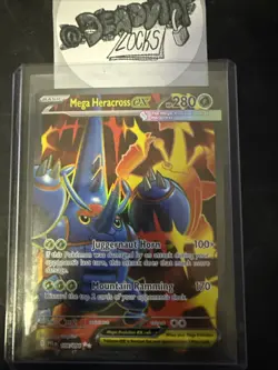 Mega Heracross Ex 108/94 Phantasmal Flames Ultra Rare - Near Mint - Pokemon TCG - Image 1