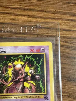 Pokemon Mewtwo WoTC Black Star Promo #14 NM Near Mint - Image 3