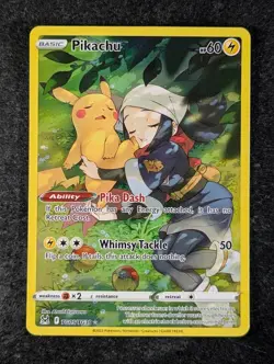 2022 Pokemon PIKACHU #TG05/TG30 Lost Origin Trainer Gallery Holo Ultra Rare ENG - Image 1