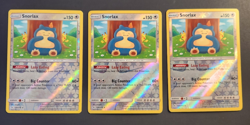 Pokemon Snorlax 158/214 Sm-Unbroken Bonds Rare Reverse Holo NM 3x (all 3) - Image 1