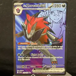 N's Zoroark ex 175/159 Journey Together Full Art Holo Pokemon TCG NM - Image 1