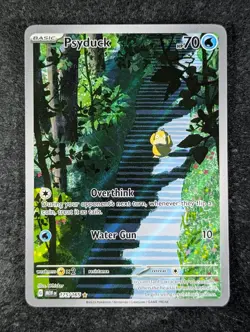 2023 Pokemon PSYDUCK #175/165 Scarlet & Violet 151 Illustration Rare Holo ENG - Image 1