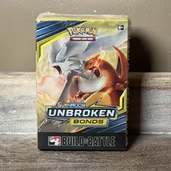 Pokemon TCG Sun & Moon Unbroken Bonds Build & Battle Sealed Box Kit Charizard - Image 1