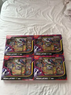 Pokemon TCG Mega Latias EX Box Promo Booster - 4 Boxes English - Image 1