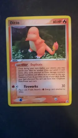 1x Ditto Delta Species Non-Holo Common 61/113 LP POKEMON - Image 2