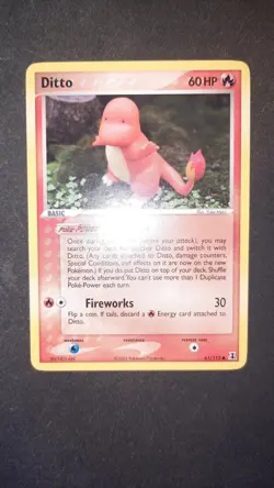 1x Ditto Delta Species Non-Holo Common 61/113 LP POKEMON - Image 4