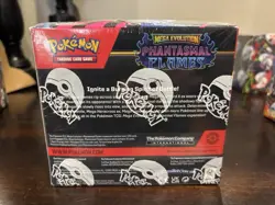POKEMON TCG MEGA EVOLUTION PHANTASMAL FLAMES BOOSTER BOX FACTORY SEALED Tear - Image 4