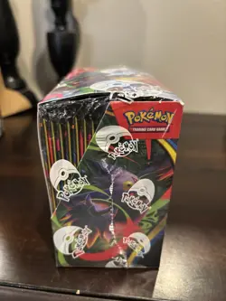 POKEMON TCG MEGA EVOLUTION PHANTASMAL FLAMES BOOSTER BOX FACTORY SEALED Tear - Image 5
