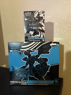 Pokemon Black Bolt ETB And Booster Bundle Lot New Sealed - Image 1