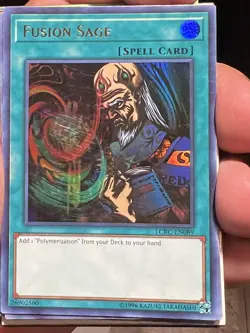 Fusion Sage - LCKC-EN089 - Ultra Rare 1st Edition Yugioh NM - Image 1