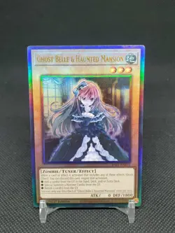 Ghost Belle & Haunted Mansion RA01-EN011 Prismatic Ultimate Rare 1st Ed Yugioh - Image 1