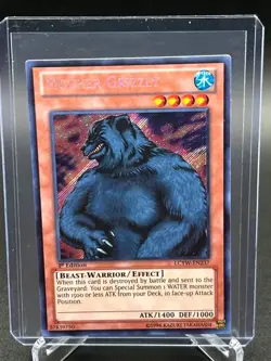 Yugioh TCG Mother Grizzly LCYW-EN237 Secret Rare 1st Edition NM/LP - Image 1
