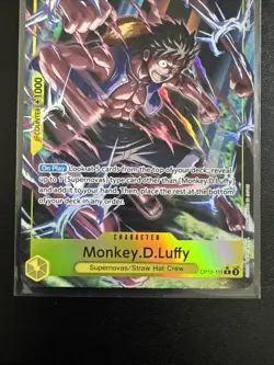 Monkey D Luffy Alt Art OP10-111 M OPTCG One Piece Royal Blood Series Supernovas - Image 4