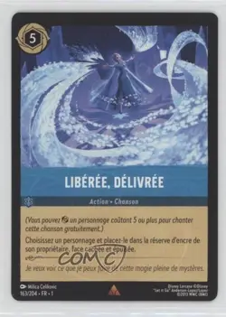 2023 Disney Lorcana - The First Chapter 1 French Let It Go #163 - Image 1