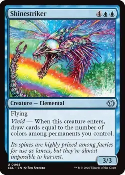 Shinestriker -Foil Near Mint MTG Lorwyn Eclipsed - Image 1