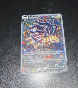 Pokemon Giratina V Full Art Ultra Rare Metal Holo Card Lost Origin 186/196 - Image 1