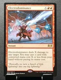 MTG 099/259 ELECTRODOMINANCE Ravnica Allegiance Rare card⚔LP - Image 1