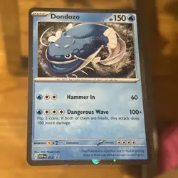 Dondozo 012 Cosmos Holo Black Star Promo LP Pokemon Card - Image 1