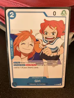 Girl (OP14 Release Event) P-096 One Piece Promotion Cards Regular - Image 1