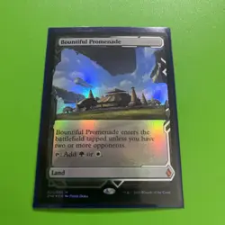 Zendikar Rising Expeditions Bountiful Promenade Foil Card NM Condition - Image 1