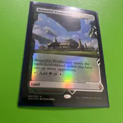 Zendikar Rising Expeditions Bountiful Promenade Foil Card NM Condition - Image 2